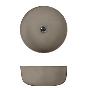 Kerasan Nolita Раковина чаша d40x15h см, без перелива, цвет: Nocciola matt 534481