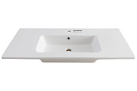 Allen Brau Fantasy Раковина встраиваемая сверху 101,5x26,5x14h см, с переливом, цвет: белый глянц 4.11014.20