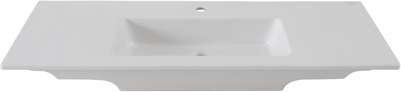 Allen Brau Fantasy Раковина встраиваемая сверху 122,5x46,5x17h см, без перелива, цвет: белый глянц 4.11028.20