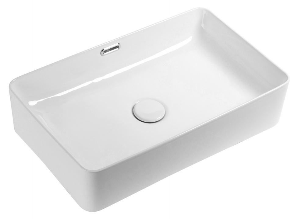 Allen Brau Fantasy Раковина чаша 55x35x14h см, с переливом, цвет: белый глянцевый 4.11003.20