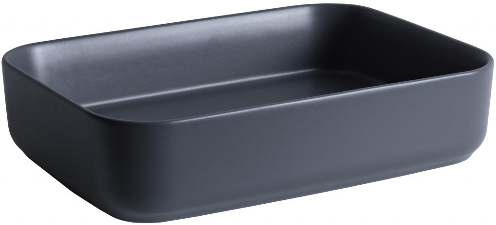 Allen Brau Fantasy Раковина чаша 50x36x12h см, без перелива, цвет: антрацит 4.11021.AN