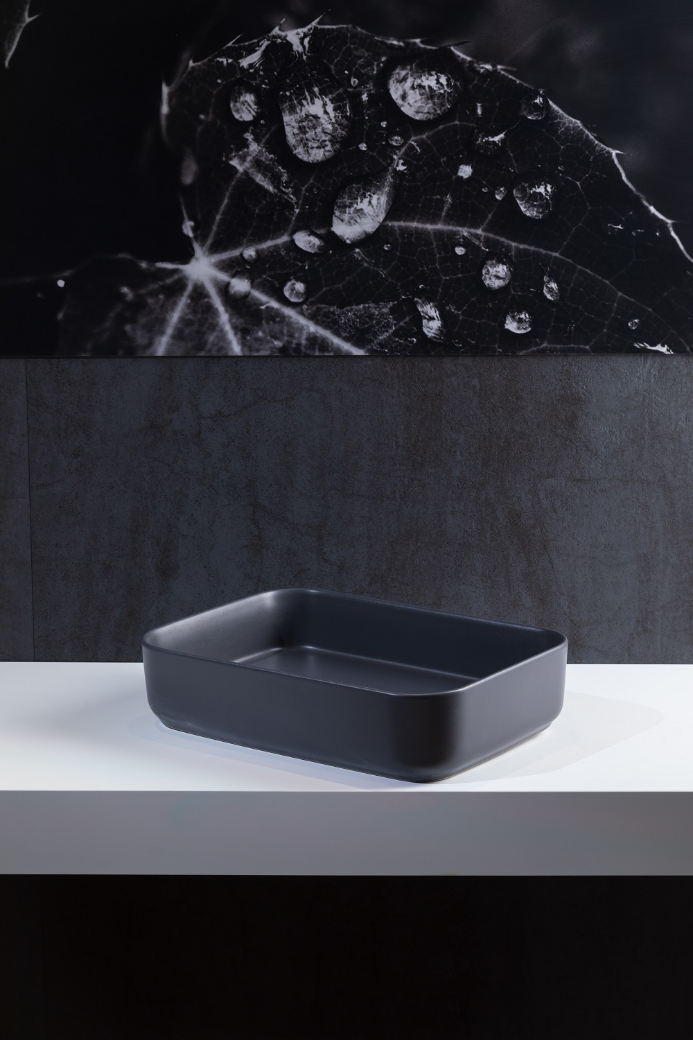 Allen Brau Fantasy Раковина чаша 50x36x12h см, без перелива, цвет: антрацит 4.11021.AN