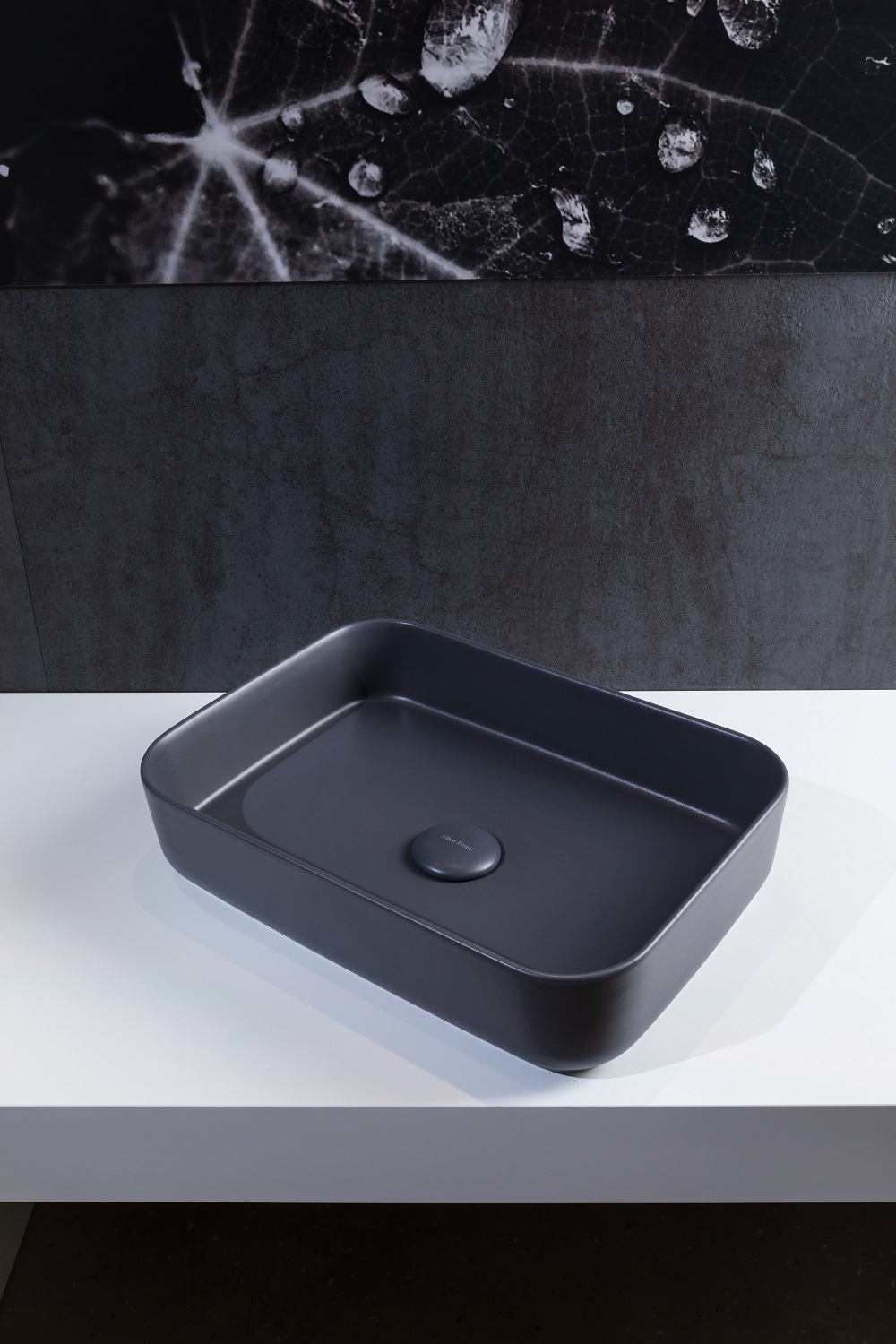 Allen Brau Fantasy Раковина чаша 50x36x12h см, без перелива, цвет: антрацит 4.11021.AN