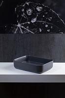 Allen Brau Fantasy Раковина чаша 50x36x12h см, без перелива, цвет: антрацит 4.11021.AN