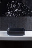 Allen Brau Fantasy Раковина чаша 50x36x12h см, без перелива, цвет: антрацит 4.11021.AN