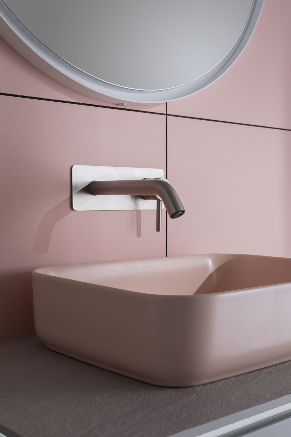 Allen Brau Fantasy Раковина чаша 50x36x12h см, без перелива, цвет: розовый 4.11021.SM