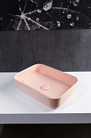 Allen Brau Fantasy Раковина чаша 50x36x12h см, без перелива, цвет: розовый 4.11021.SM