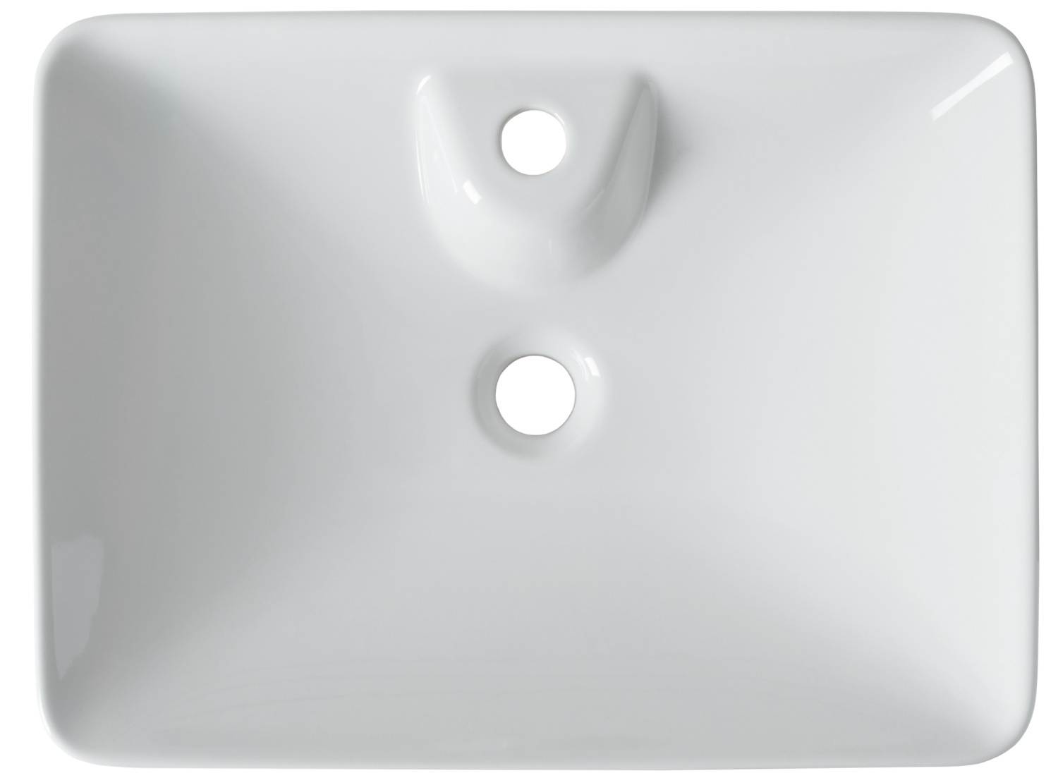 Allen Brau Fantasy Раковина чаша 52,5x39,5x14,7h см, без перелива, цвет: белый глянцевый 4.11015.20