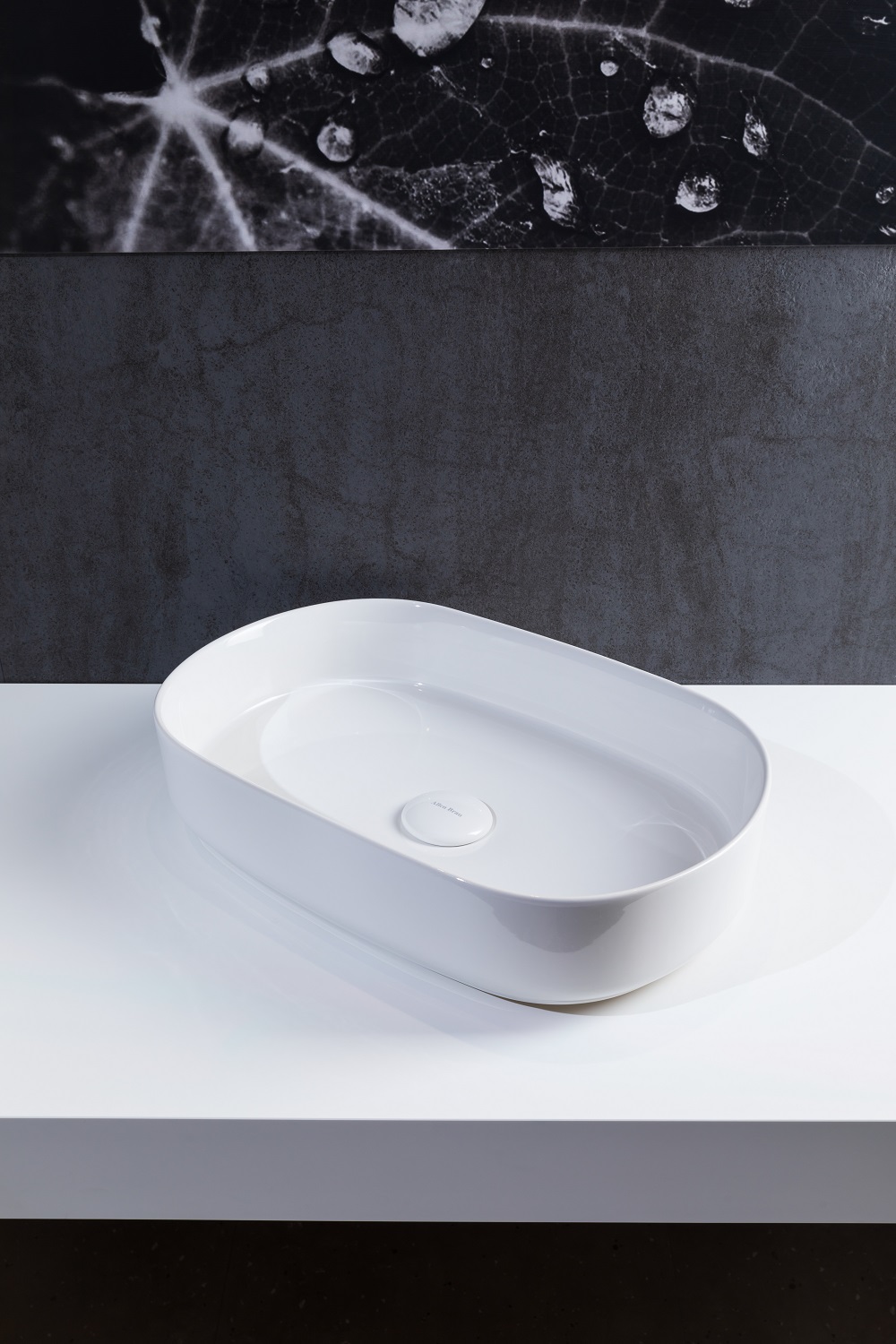 Allen Brau Fantasy Раковина чаша 55x36x12h см, без перелива, цвет: белый глянцевый 4.11022.20