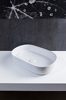 Allen Brau Fantasy Раковина чаша 55x36x12h см, без перелива, цвет: белый глянцевый 4.11022.20