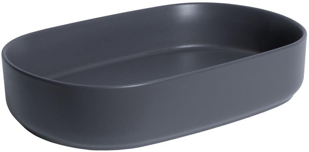 Allen Brau Fantasy Раковина чаша 55x36x12h см, без перелива, цвет: антрацит 4.11022.AN