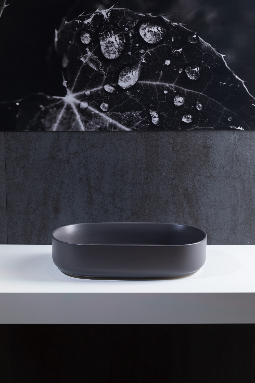 Allen Brau Fantasy Раковина чаша 55x36x12h см, без перелива, цвет: антрацит 4.11022.AN