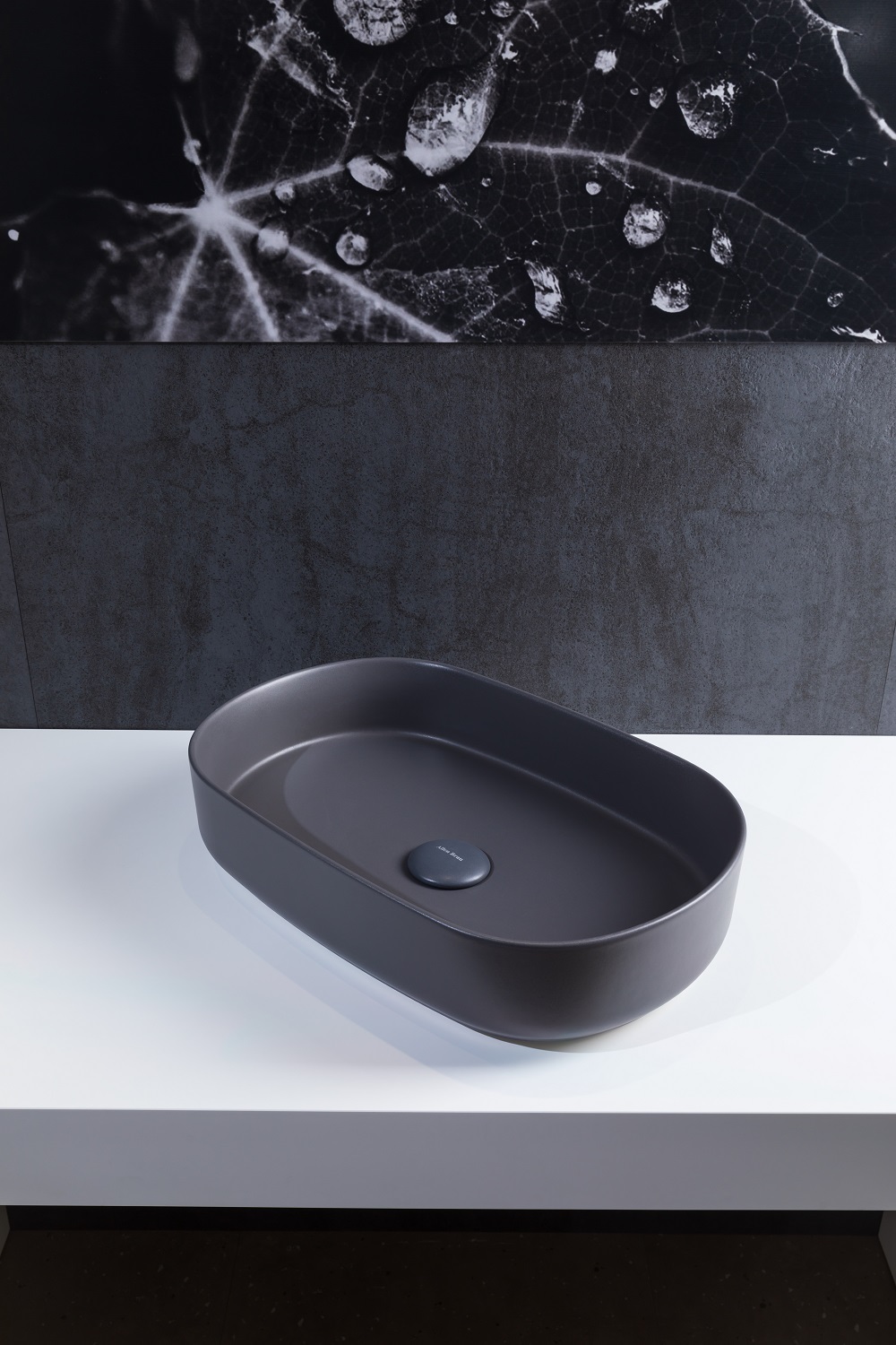 Allen Brau Fantasy Раковина чаша 55x36x12h см, без перелива, цвет: антрацит 4.11022.AN