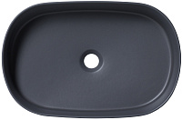 Allen Brau Fantasy Раковина чаша 55x36x12h см, без перелива, цвет: антрацит 4.11022.AN