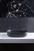 Allen Brau Fantasy Раковина чаша 55x36x12h см, без перелива, цвет: антрацит 4.11022.AN