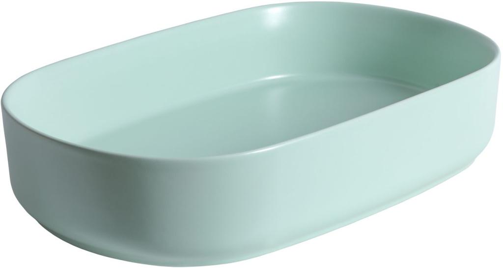 Allen Brau Fantasy Раковина чаша 55x36x12h см, без перелива, цвет: мятный 4.11022.MT