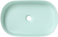 Allen Brau Fantasy Раковина чаша 55x36x12h см, без перелива, цвет: мятный 4.11022.MT
