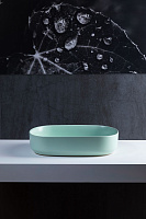 Allen Brau Fantasy Раковина чаша 55x36x12h см, без перелива, цвет: мятный 4.11022.MT