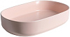 Allen Brau Fantasy Раковина чаша 55x36x12h см, без перелива, цвет: розовый 4.11022.SM