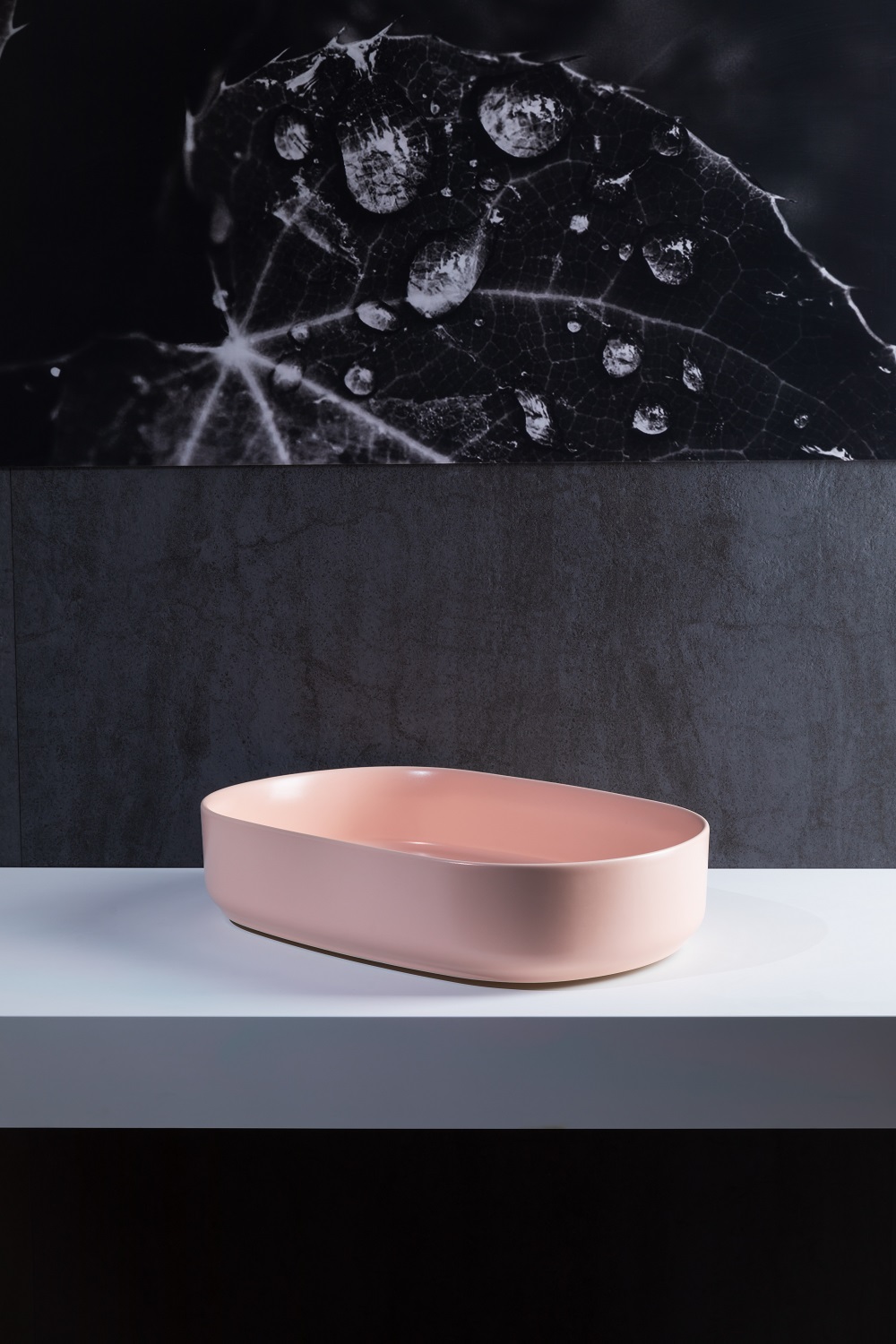 Allen Brau Fantasy Раковина чаша 55x36x12h см, без перелива, цвет: розовый 4.11022.SM