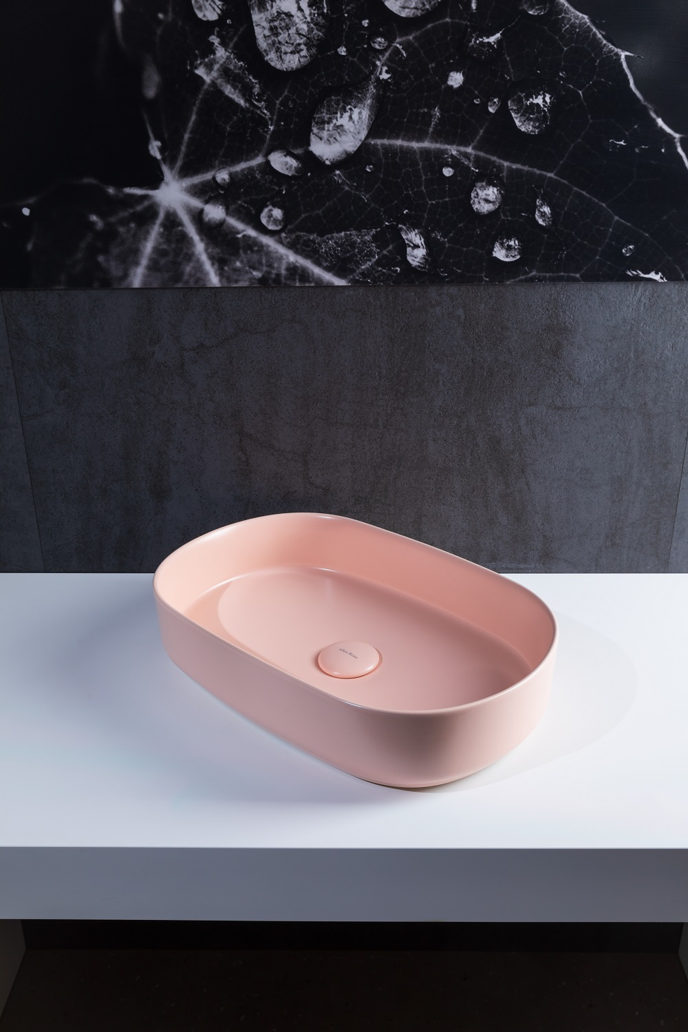 Allen Brau Fantasy Раковина чаша 55x36x12h см, без перелива, цвет: розовый 4.11022.SM