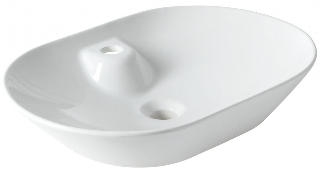 Allen Brau Fantasy Раковина чаша 60x42x14h см, без перелива, цвет: белый глянцевый 4.11020.20