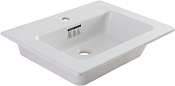Allen Brau Fantasy Раковина встраиваемая сверху 61,5x46,5x14h см, с переливом, цвет: белый глянцевый 4.11023.20