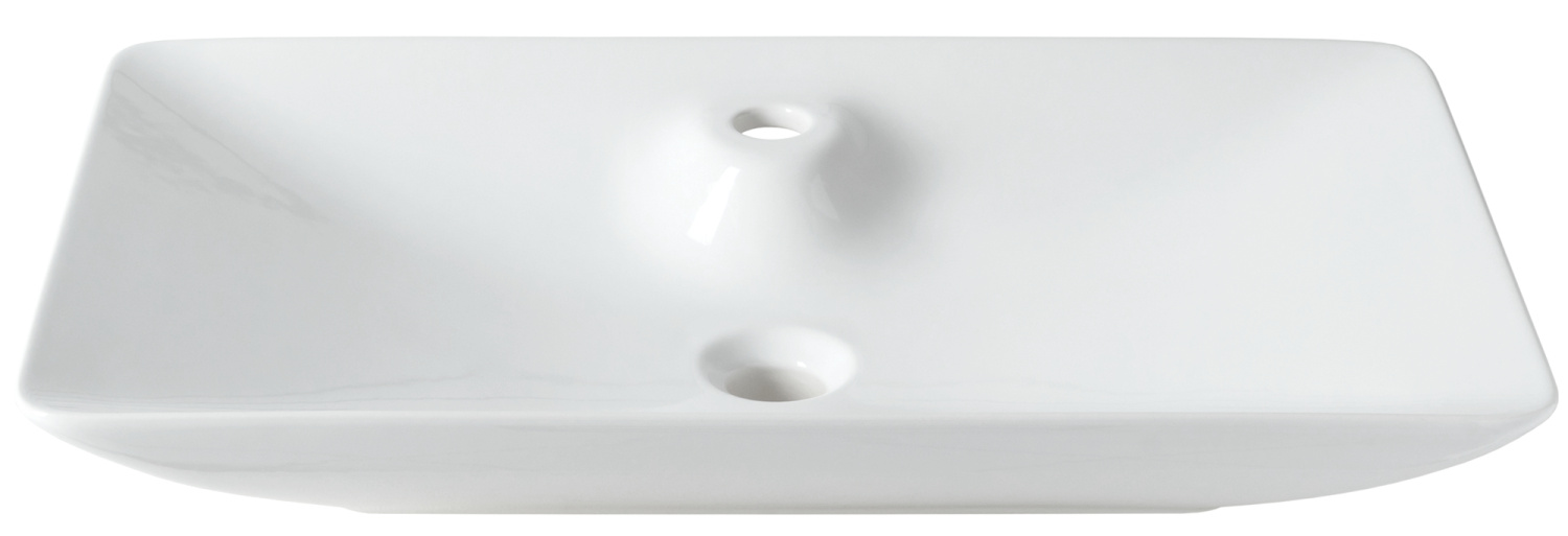 Allen Brau Fantasy Раковина чаша 64,4x39,5x12,5h см, без перелива, цвет: белый глянцевый 4.11017.20