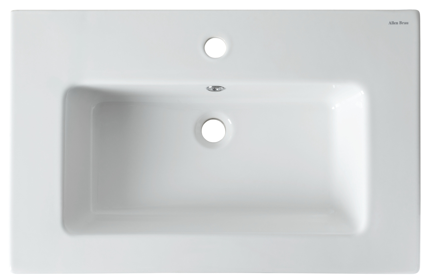 Allen Brau Fantasy Раковина встраиваемая сверху 71,5x46,5x14h см, с переливом, цвет: белый глянцевый 4.11011.20