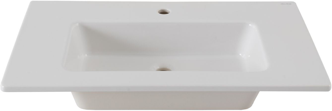 Allen Brau Fantasy Раковина встраиваемая сверху 81,5x46,5x14h см, без перелива, цвет: белый глянц 4.11025.20