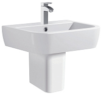 Allen Brau Infinity Раковина подвесная 56x45x19h см, с переливом, цвет: белый глянцевый 4.21007.20