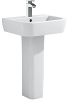 Allen Brau Infinity Раковина подвесная 56x45x19h см, с переливом, цвет: белый глянцевый 4.21007.20