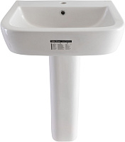 Allen Brau Infinity Раковина подвесная 56x45x19h см, с переливом, цвет: белый глянцевый 4.21007.20