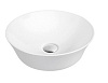 Allen Brau Liberty Раковина чаша d42x12,5h см, без перелива, цвет: белый глянцевый 4.32002.20