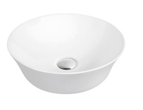 Allen Brau Liberty Раковина чаша d42x12,5h см, без перелива, цвет: белый глянцевый 4.32002.20