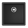 Omoikiri Bosen 44-U-BL Кухонная мойка Tetogranit 44x44 см, цвет: черный 4993595