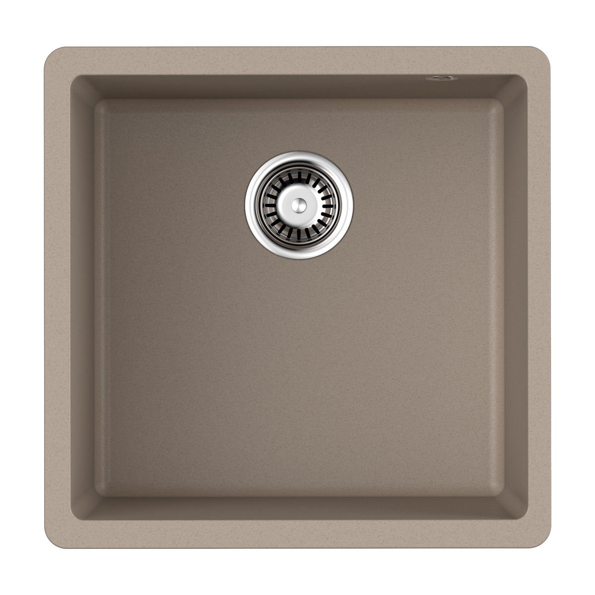 Omoikiri Bosen 44-U-SA Кухонная мойка Tetogranit 44x44 см, цвет: бежевый 4993597