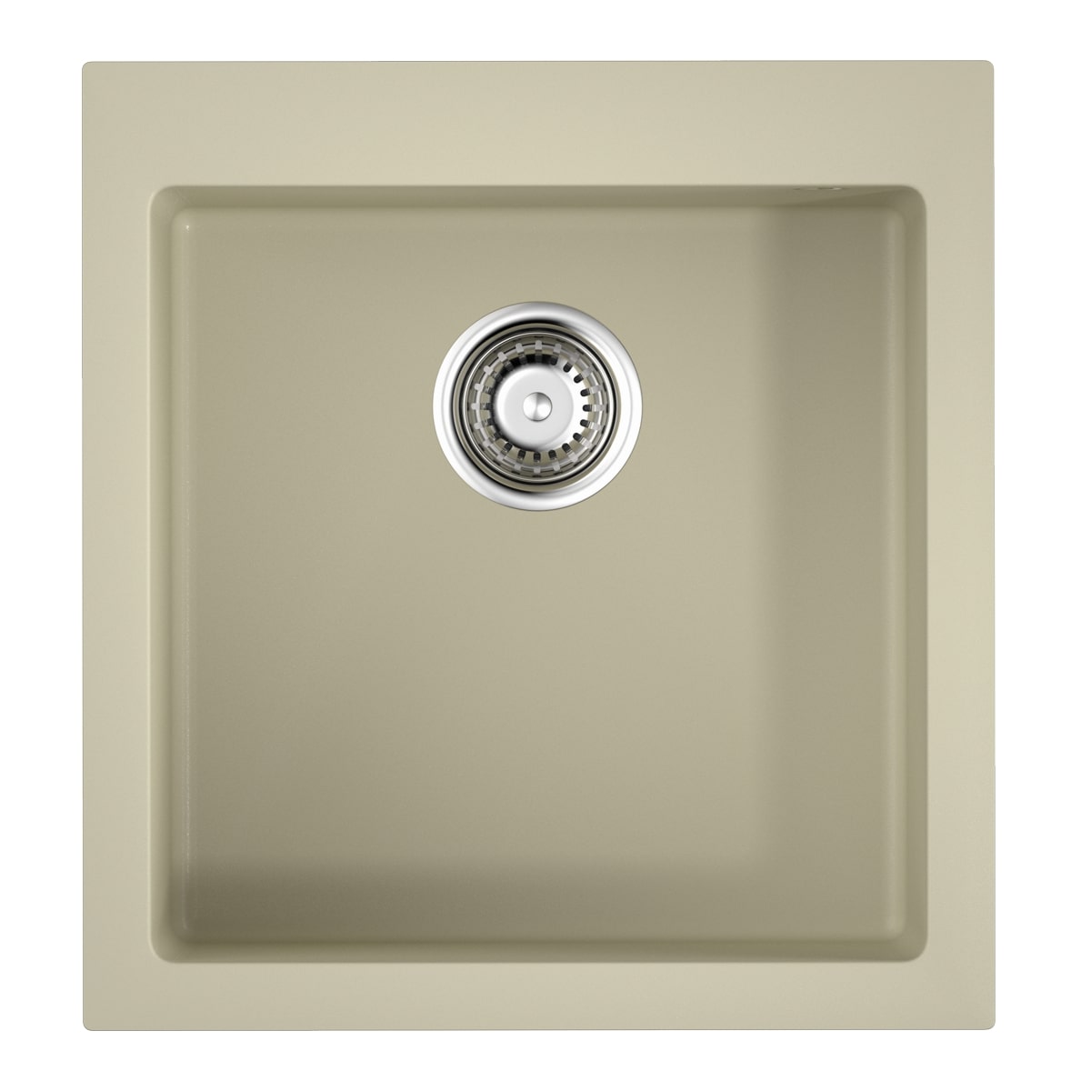 Omoikiri Bosen 47-BE Кухонная мойка Tetogranit 47x50 см, цвет: ваниль 4993587