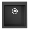 Omoikiri Bosen 47-BL Кухонная мойка Tetogranit 47x50 см, цвет: черный 4993586