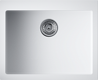 Omoikiri Bosen 61-WH Кухонная мойка Tetogranit 61x50 см, цвет: белый 4991212
