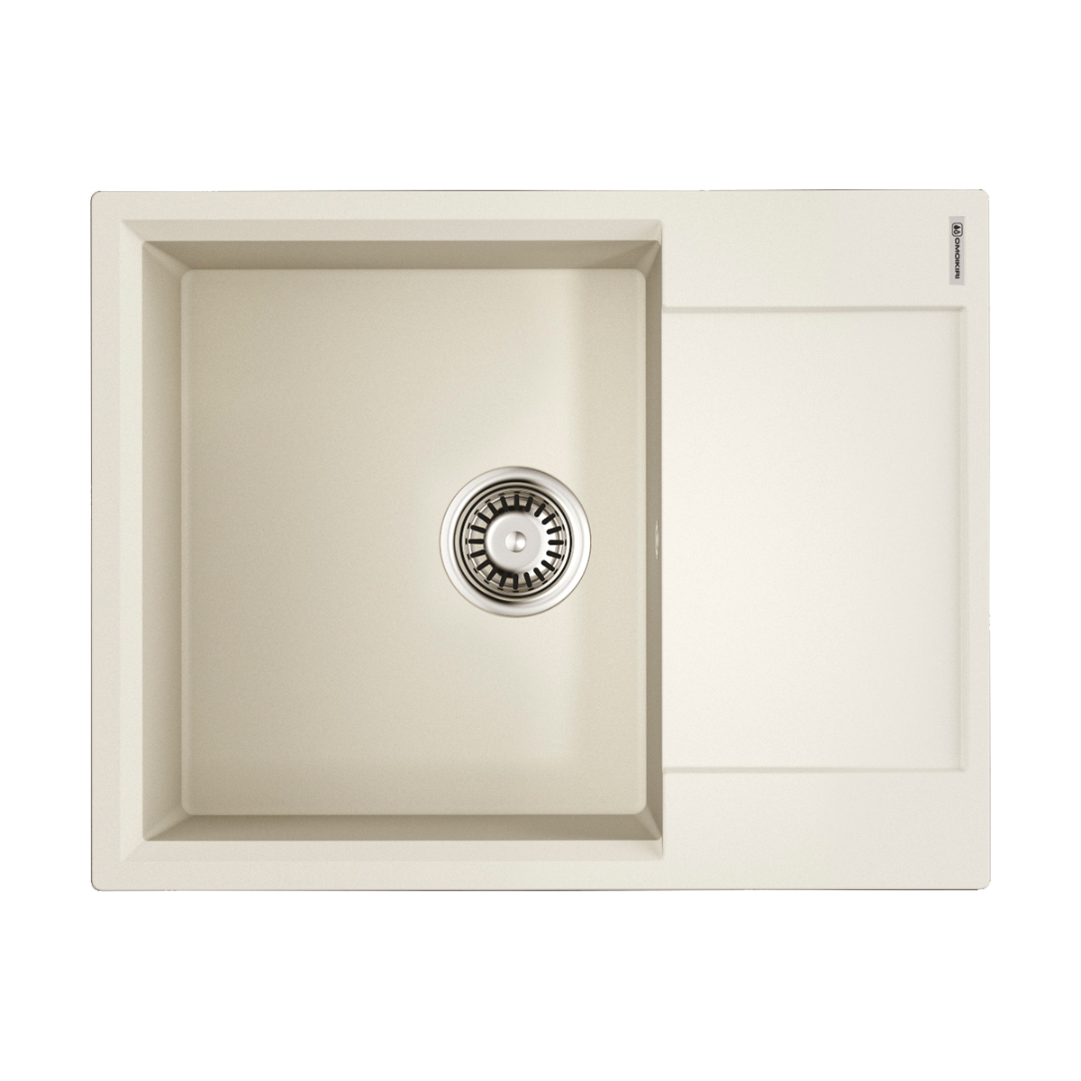 Omoikiri Daisen 65-PA Кухонная мойка Artgranit 65x51 см, цвет: пастила 4993680