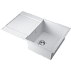 Omoikiri Daisen 78T-WH Кухонная мойка Tetogranit 78x51 см, цвет: белый 4993522
