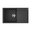 Omoikiri Daisen 86-BL Кухонная мойка Artgranit 86x50 см, цвет: черный 4993700