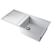 Omoikiri Kitagawa 100-WH Кухонная мойка Artceramic 100x51 см, цвет: белый 4993787