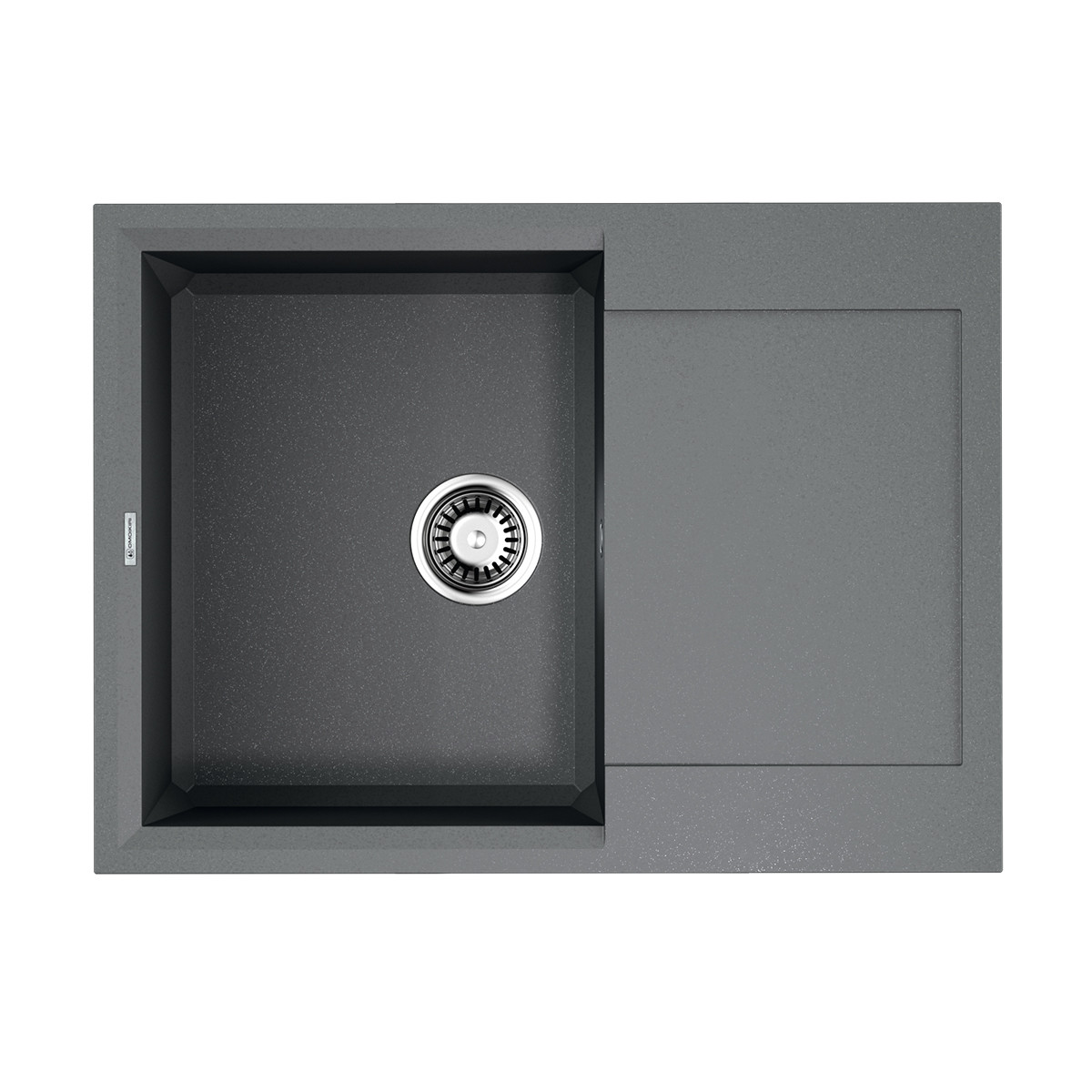 Omoikiri Sakaime 68-GR Кухонная мойка Tetogranit 68x50 см, цвет: leningrad grey 4993545