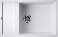 Omoikiri Sakaime 78-LB-WH Кухонная мойка Tetogranit 78x50 см, цвет: белый 4993903