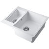 Omoikiri Sakaime 60-2-WH Кухонная мойка Tetogranit 60x50 см, цвет: белый 4993911