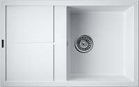 Omoikiri Sumi 79-WH Кухонная мойка Tetogranit 79x50 см, цвет: белый 4993665