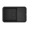 Omoikiri Tasogare 78-BL Кухонная мойка Artgranit 78x51 см, цвет: черный 4993750