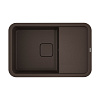 Omoikiri Tasogare 78-DC Кухонная мойка Artgranit 78x51 см, цвет: темный шоколад 4993749